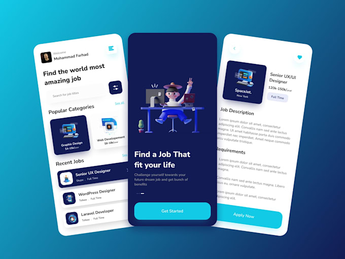 create app store screenshot for app store, play store