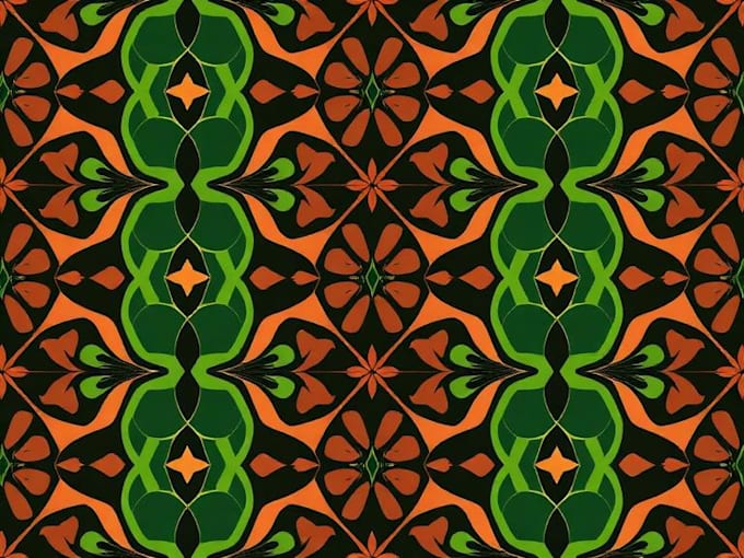 create seamless pattern design and vector pattern