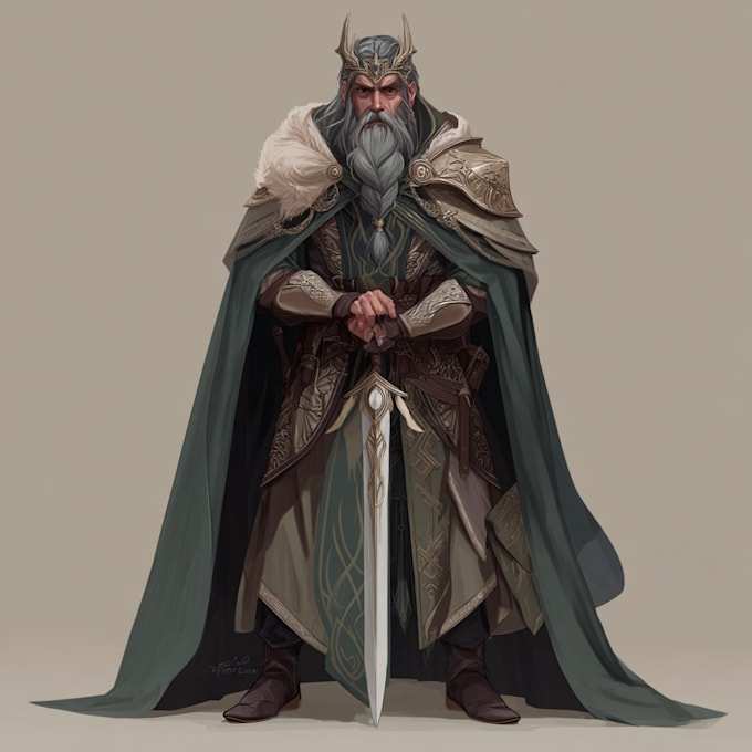 draw fantasy character illustration