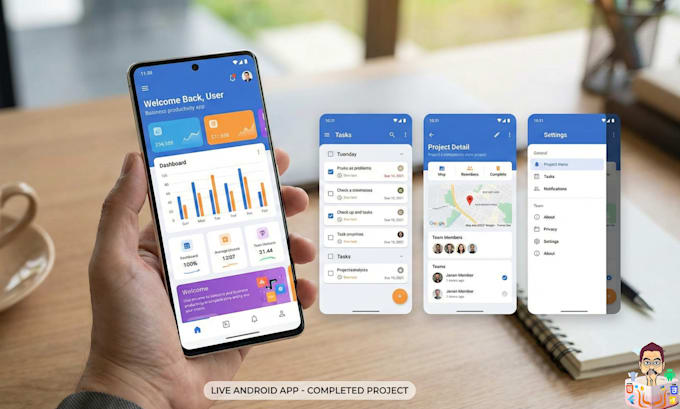 develop a professional android app