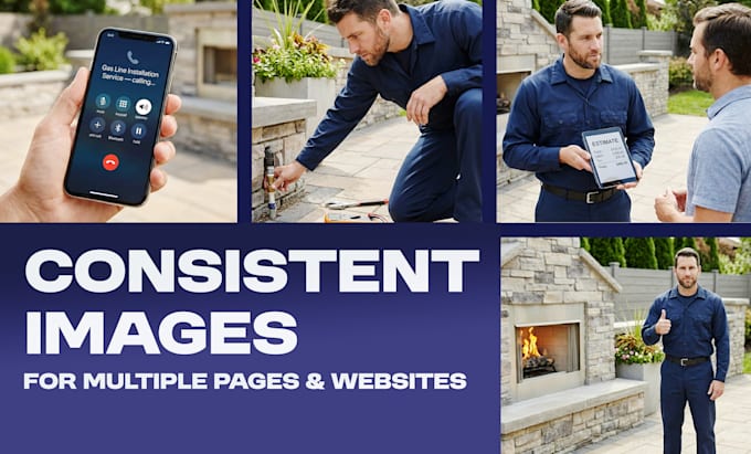 create realistic ai images for service business websites