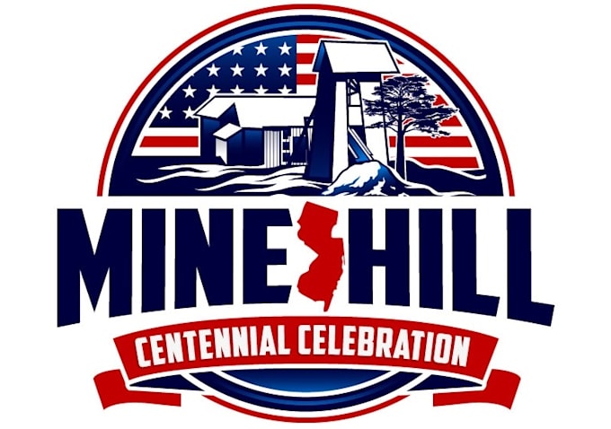design luxury mine hill logo