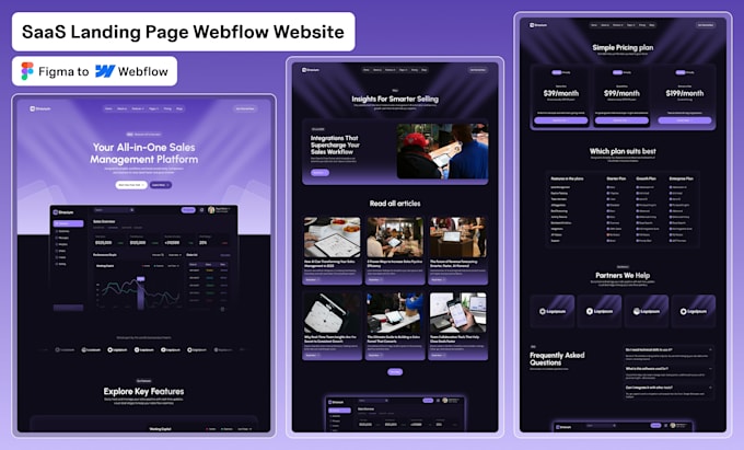 develop a webflow website from figma as an expert