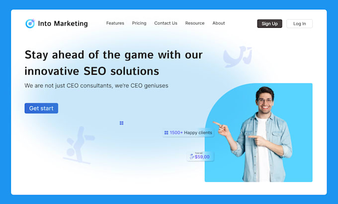 Design a modern, responsive landing page ui ux in figma by Saifislam993 ...