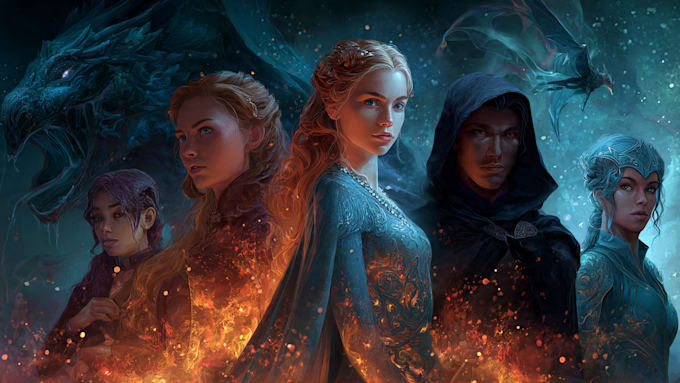 design fantasy, romance and sci fi book covers