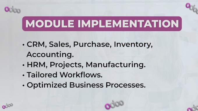 setup and implement odoo erp for your business