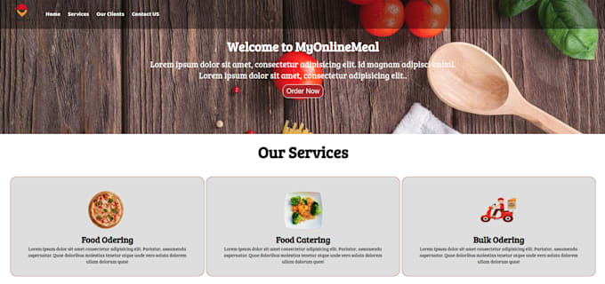 create a simple and responsive HTML CSS website