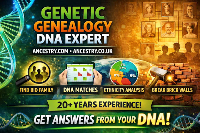dna interpretation, genetic genealogy, dna results analysis, ancestry research