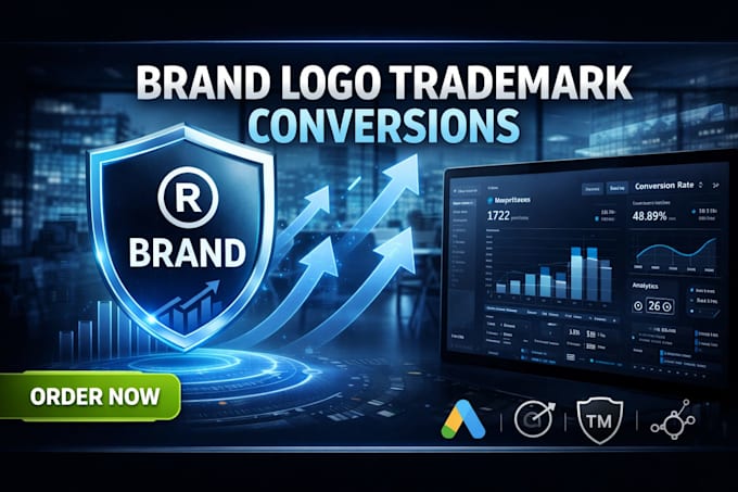 promote brand logo trademark with conversion focused ads