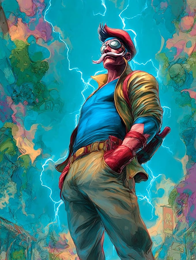 do comic book illustration graphic novel cover art cartoon