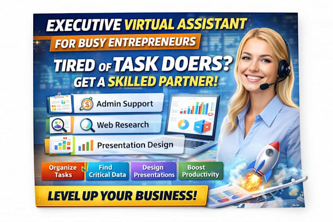 be your expert executive and creative virtual assistant
