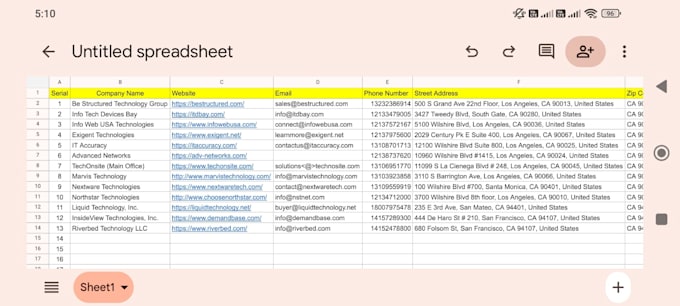 do web research, data collection and lead generation in excel