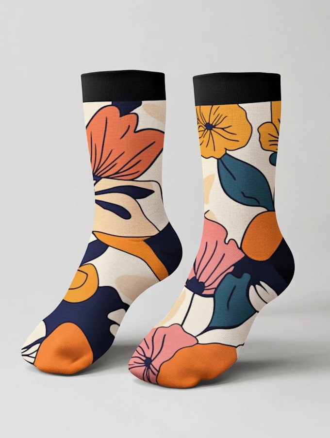 design custom and unique socks design