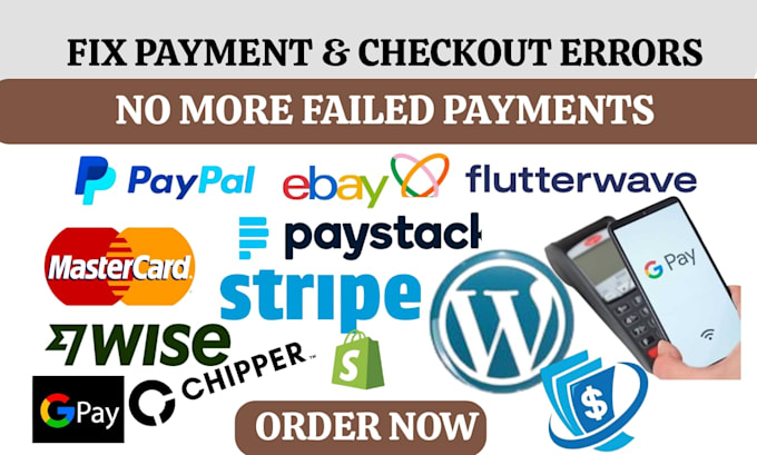fix payment and checkout errors, integrate stripe, paypal fast