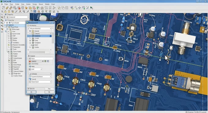 design rf pcb on cadence orchad