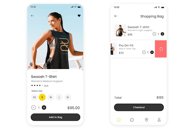 design an ecommerce mobile app