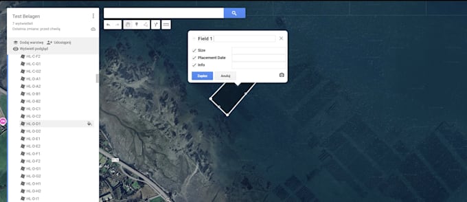 design a google my maps map for your data