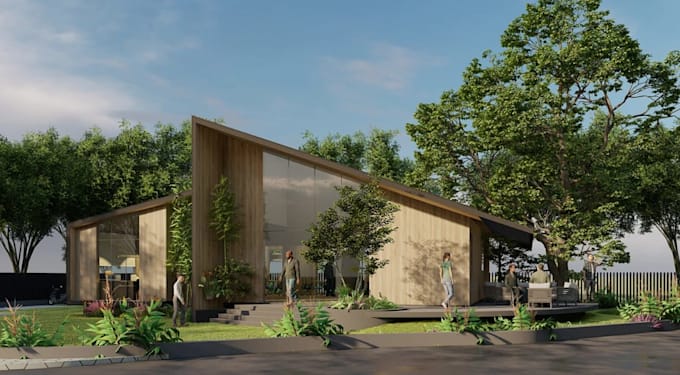 Modular Rendered Building Modular office cabin design,prefabricated commercial building,exterior ...