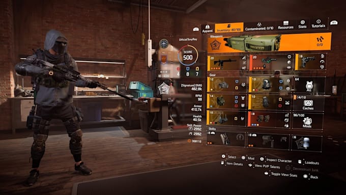 create professional game UI and hud designs for unity or unreal engine