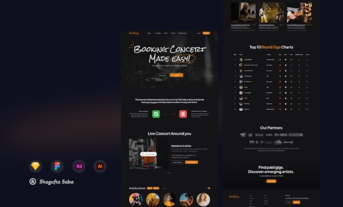 figma website design, website UI UX design,  website mockup