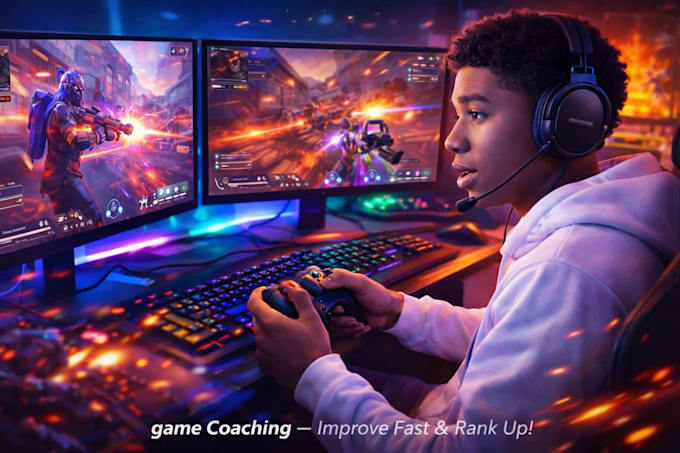 provide game coach, rank boosting, and gameplay improvement