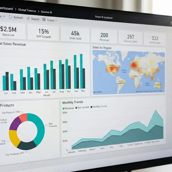 clean, analyze, and visualize your data using excel, python, or power bi
