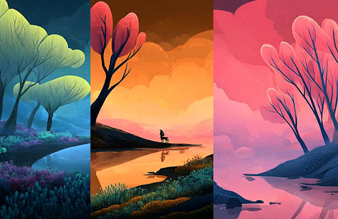create background design and illustrations
