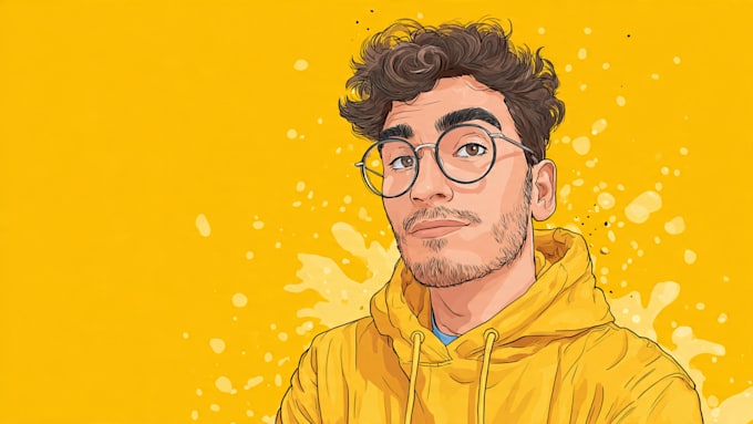 draw you as a yellow cartoon simpsons style