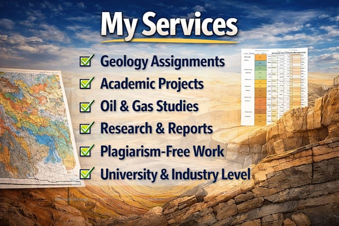 provide professional geology analysis services