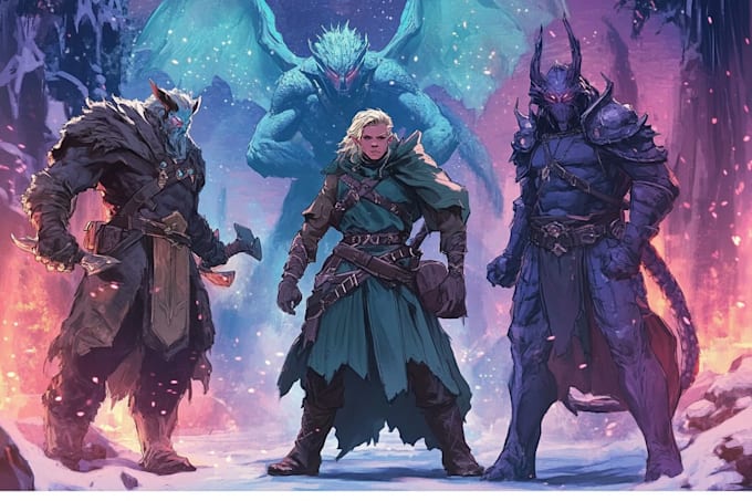 do custom dnd character design