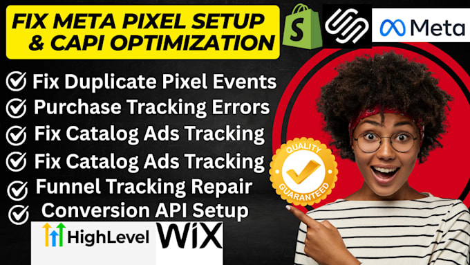 fix shopify facebook meta pixel duplicate event catalog ads wix purchase error