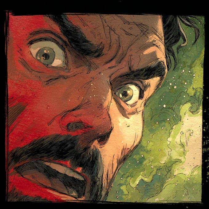draw comic book illustration with comic book illustrator