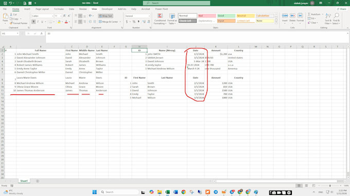 clean and format your data in excel