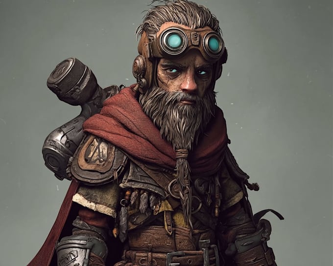 make game character portraits for tabletop or games