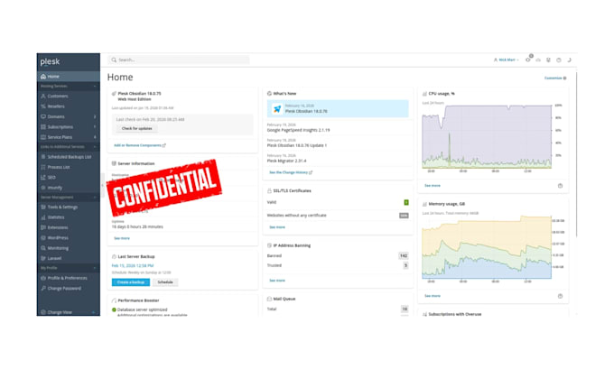 fix cpanel, plesk, whm and vps server issues