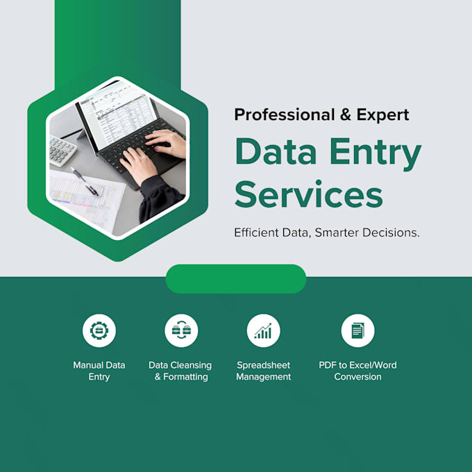 do data entry, excel and google sheets organization for your business