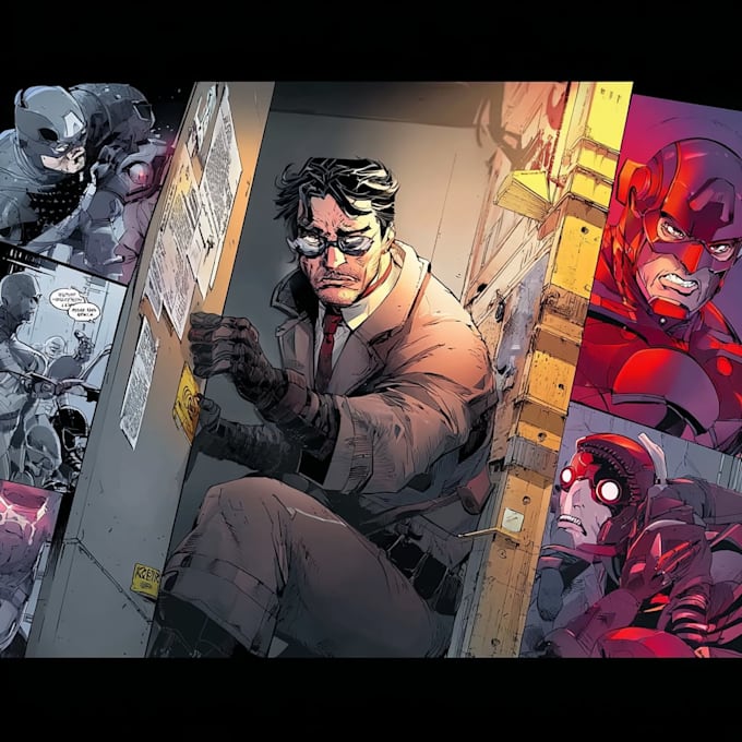 do comic book illustration graphic novel superhero comic webcomic comic artist
