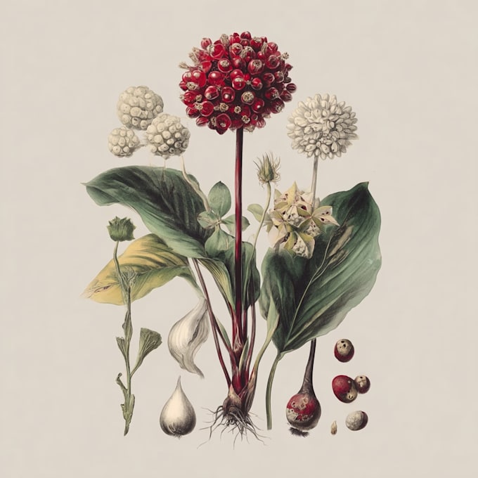 paint digital botanical art, and illustration