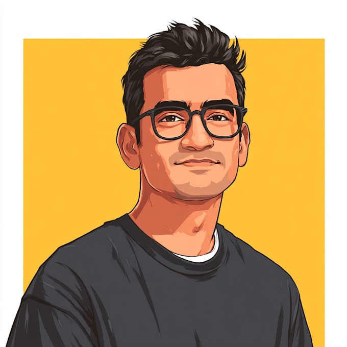 draw gta style vector cartoon portrait from