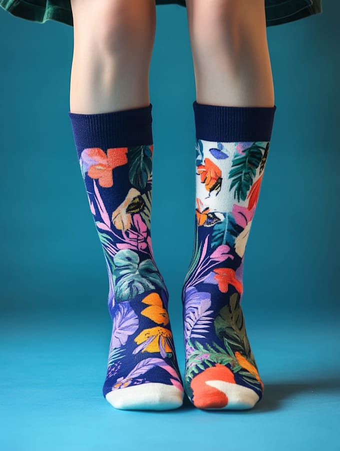 design custom and unique socks design