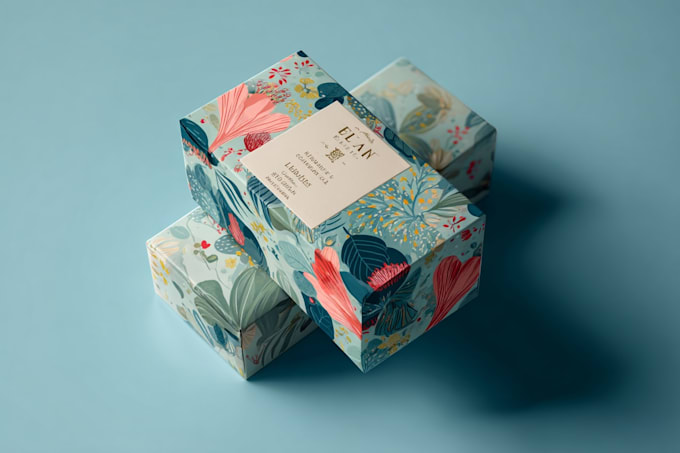 design a cute product packaging or label