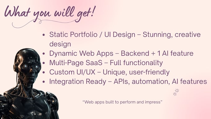 build ai powered web apps, saas platforms, or prototypes