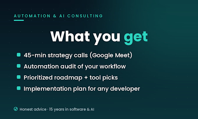 analyze your business processes and convert workflows into efficient software