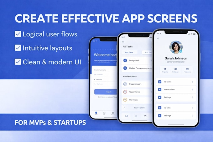 Design mobile app ui ux in figma by Erickmarroqu854 | Fiverr