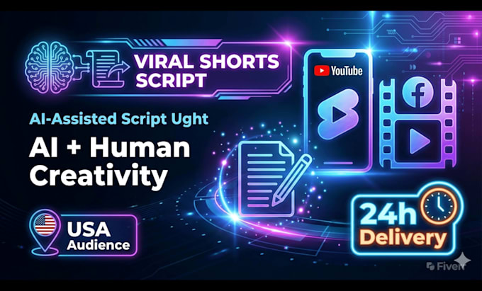 write viral ai scripts for youtube shorts and facebook reels