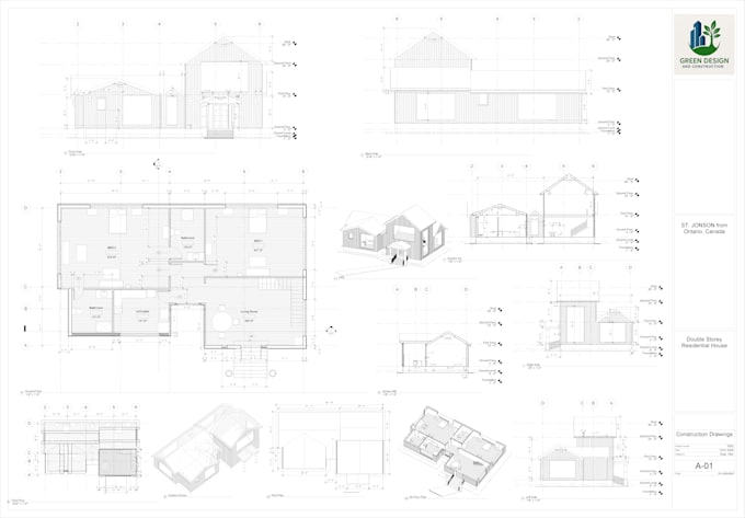 create residential permit drawings for construction and city approval