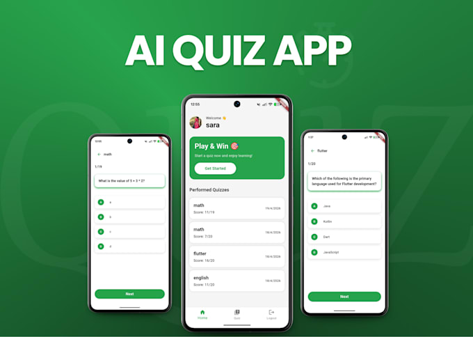 develop ai mobile app for android and ios as professional flutter develop
