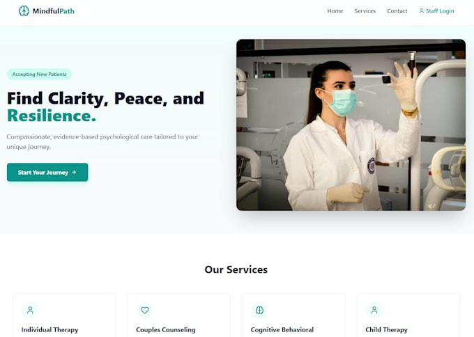 create webpage website for you using html CSS and js
