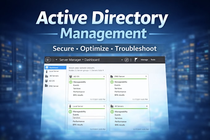 manage, secure and optimize your active directory server