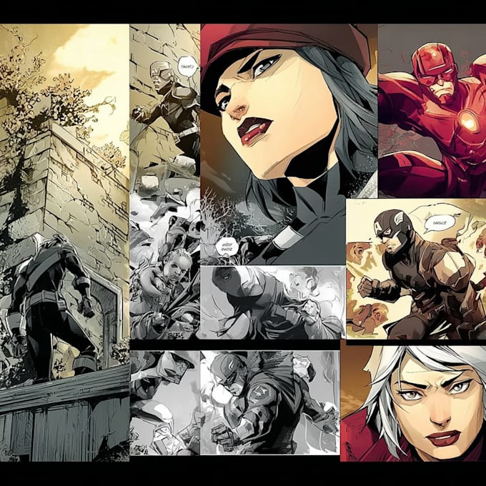 do comic book illustration graphic novel superhero comic webcomic comic artist